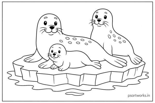 Sea Animal Coloring Pages For Kids
