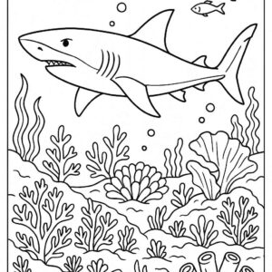 Sea Animal Coloring Pages For Kids