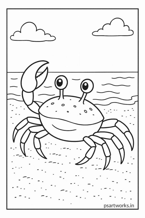Sea Animal Coloring Pages For Kids