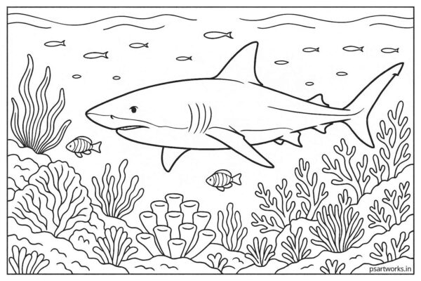 Sea Animal Coloring Pages For Kids