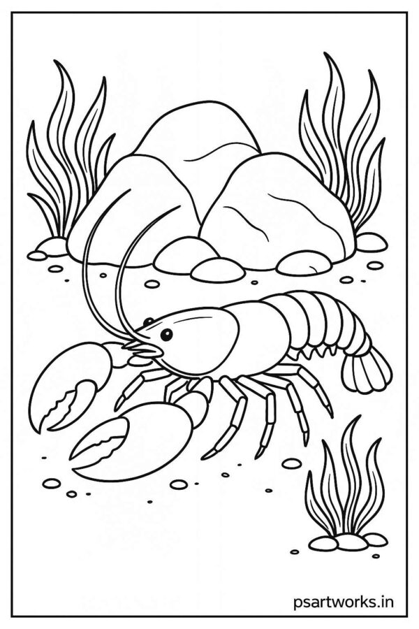 Sea Animal Coloring Pages For Kids