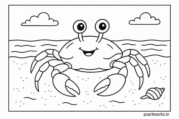 Sea Animal Coloring Pages For Kids