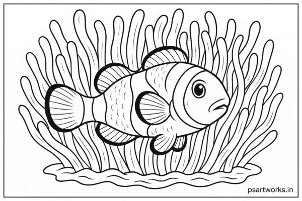 Sea Animal Coloring Pages For Kids