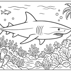 Sea Animal Coloring Pages For Kids