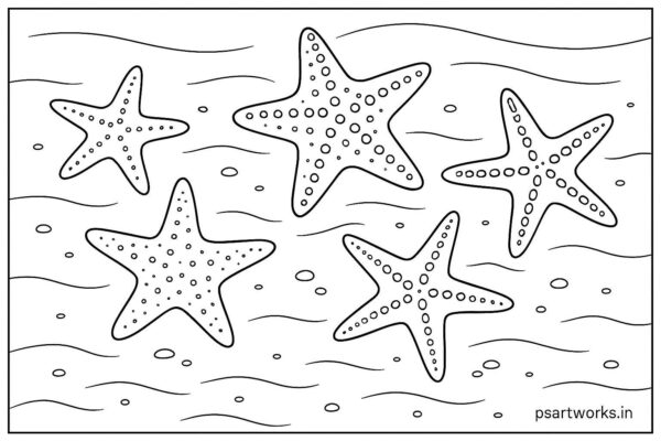 Sea Animal Coloring Pages For Kids