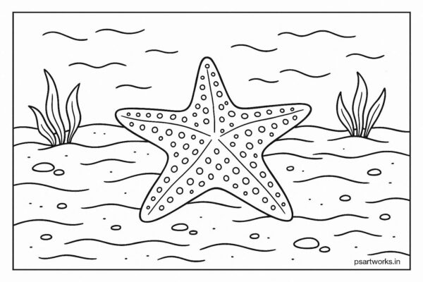 Sea Animal Coloring Pages For Kids