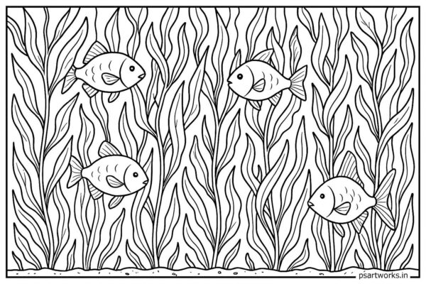 Sea Animal Coloring Pages For Kids