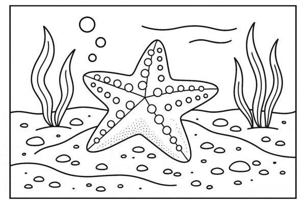 Sea Animal Coloring Pages For Kids
