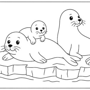 Sea Animal Coloring Pages For Kids