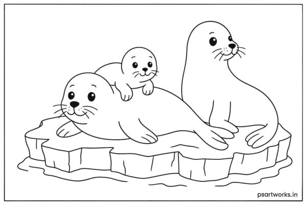 Sea Animal Coloring Pages For Kids