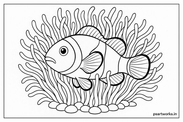 Sea Animal Coloring Pages For Kids