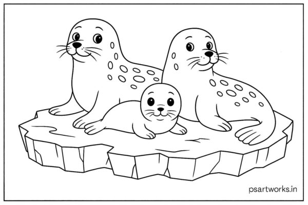 Sea Animal Coloring Pages For Kids