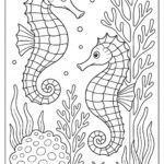 Sea Animal Coloring Pages For Kids