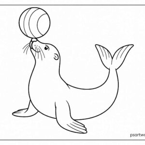 Sea Animal Coloring Pages For Kids
