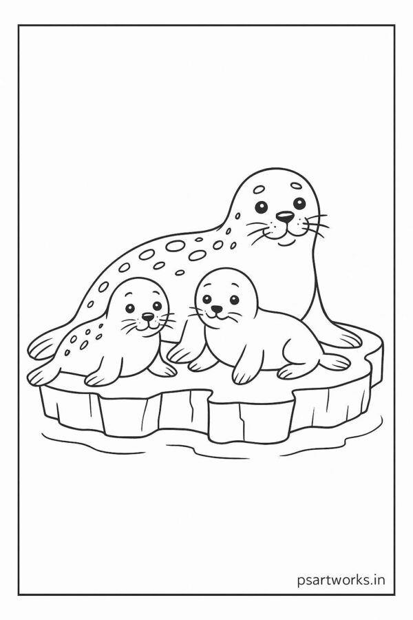 Sea Animal Coloring Pages For Kids