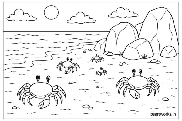 Sea Animal Coloring Pages For Kids