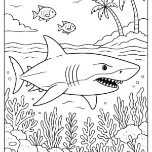Sea Animal Coloring Pages For Kids