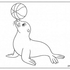 Sea Animal Coloring Pages For Kids