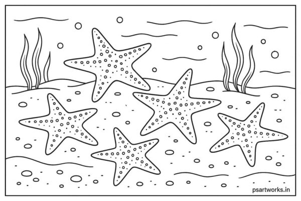 Sea Animal Coloring Pages For Kids