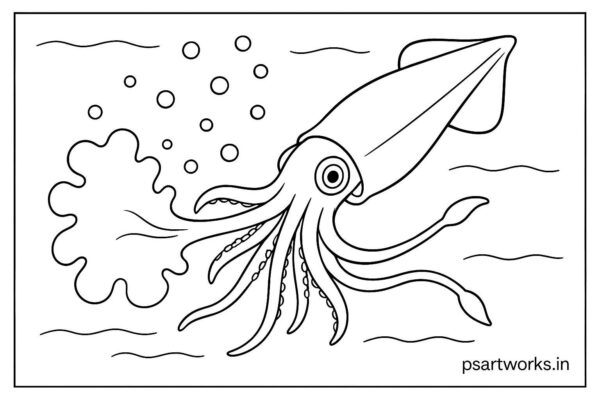 Sea Animal Coloring Pages For Kids