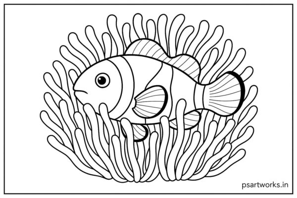 Sea Animal Coloring Pages For Kids