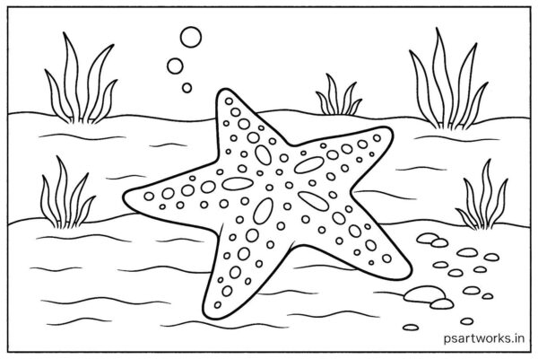 Sea Animal Coloring Pages For Kids