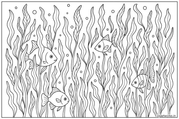 Sea Animal Coloring Pages For Kids