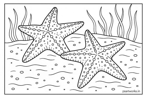 Sea Animal Coloring Pages For Kids