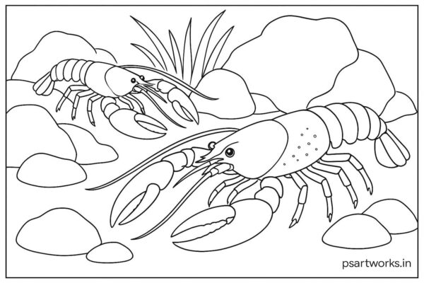 Sea Animal Coloring Pages For Kids