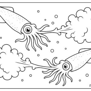Sea Animal Coloring Pages For Kids