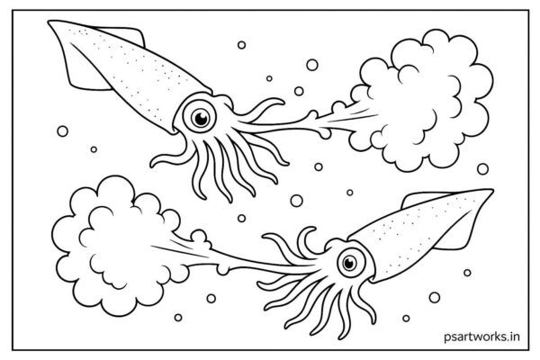 Sea Animal Coloring Pages For Kids
