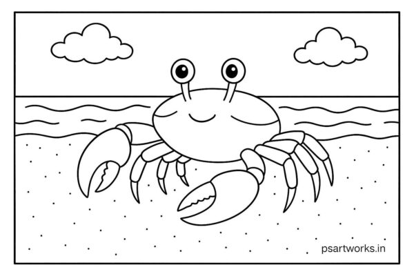 Sea Animal Coloring Pages For Kids