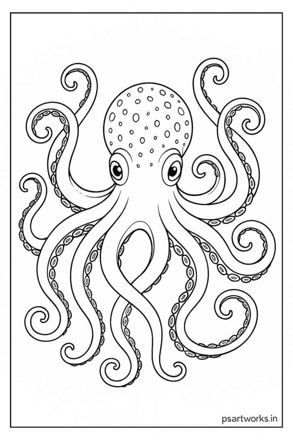 Sea Animal Coloring Pages For Kids