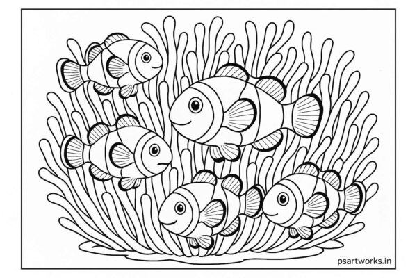 Sea Animal Coloring Pages For Kids
