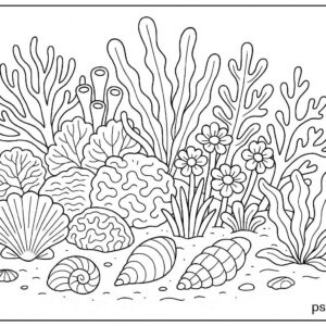 Sea Animal Coloring Pages For Kids
