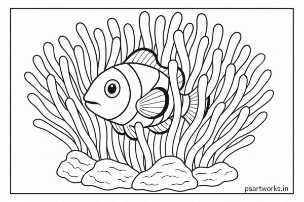 Sea Animal Coloring Pages For Kids