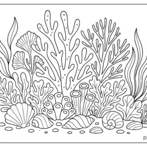 Sea Animal Coloring Pages For Kids