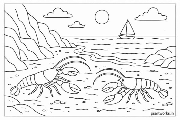 Sea Animal Coloring Pages For Kids
