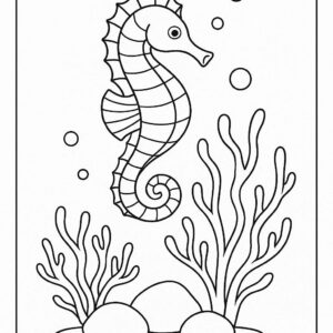 Sea Animal Coloring Pages For Kids