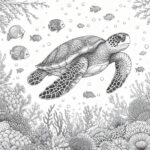 Sea Animal Coloring Pages For Kids