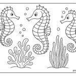 Sea Animal Coloring Pages For Kids