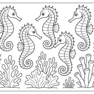 Sea Animal Coloring Pages For Kids