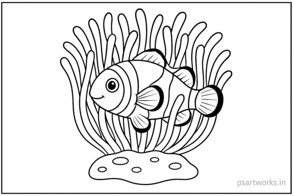 Sea Animal Coloring Pages For Kids