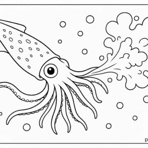 Sea Animal Coloring Pages For Kids