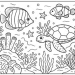 Sea Animal Coloring Pages For Kids