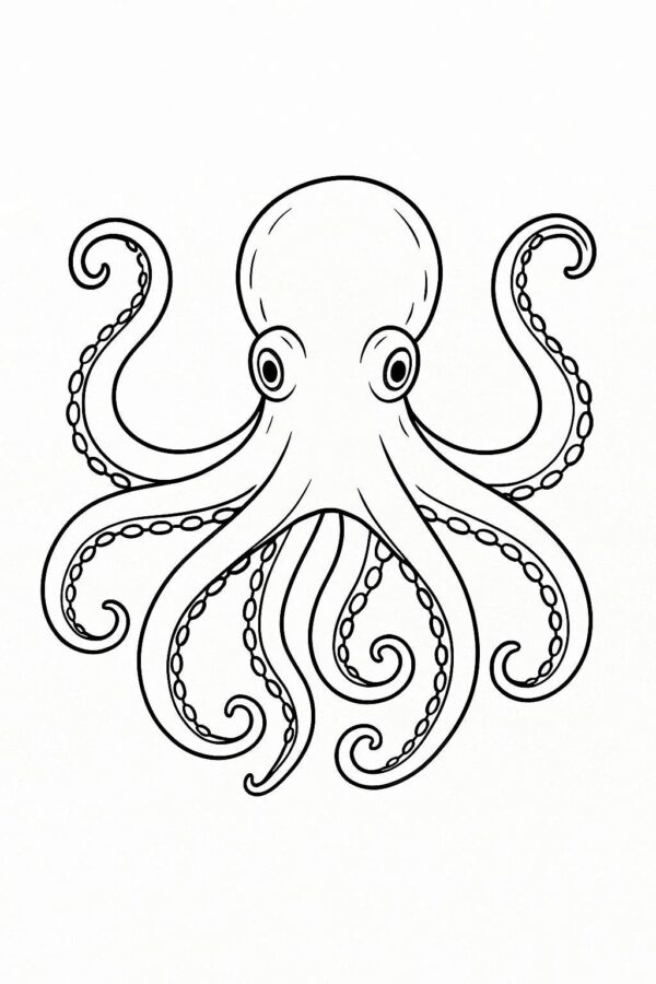 Sea Animal Coloring Pages For Kids