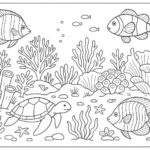 Sea Animal Coloring Pages For Kids
