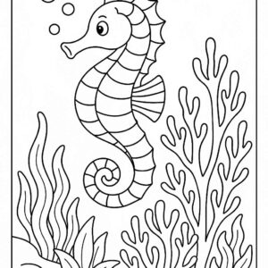 Sea Animal Coloring Pages For Kids