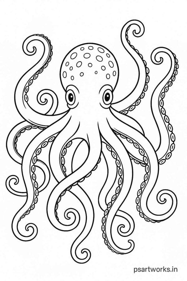 Sea Animal Coloring Pages For Kids