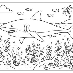 Sea Animal Coloring Pages For Kids